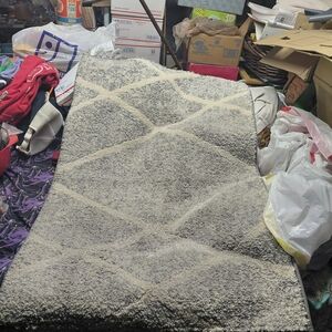 Mainstays Gray and Cream Door Mat